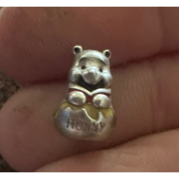 Pandora Disney WINNIE THE POOH slide charm silver .925 - Picture 1 of 4